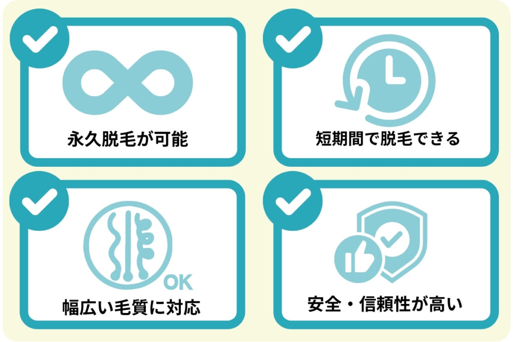 VIO医療脱毛のメリット