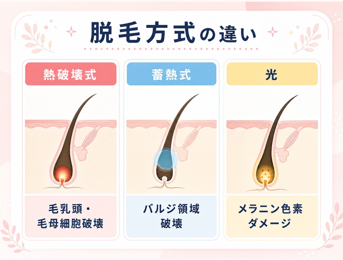 脱毛と毛周期は関係ない？嘘と真実を解説