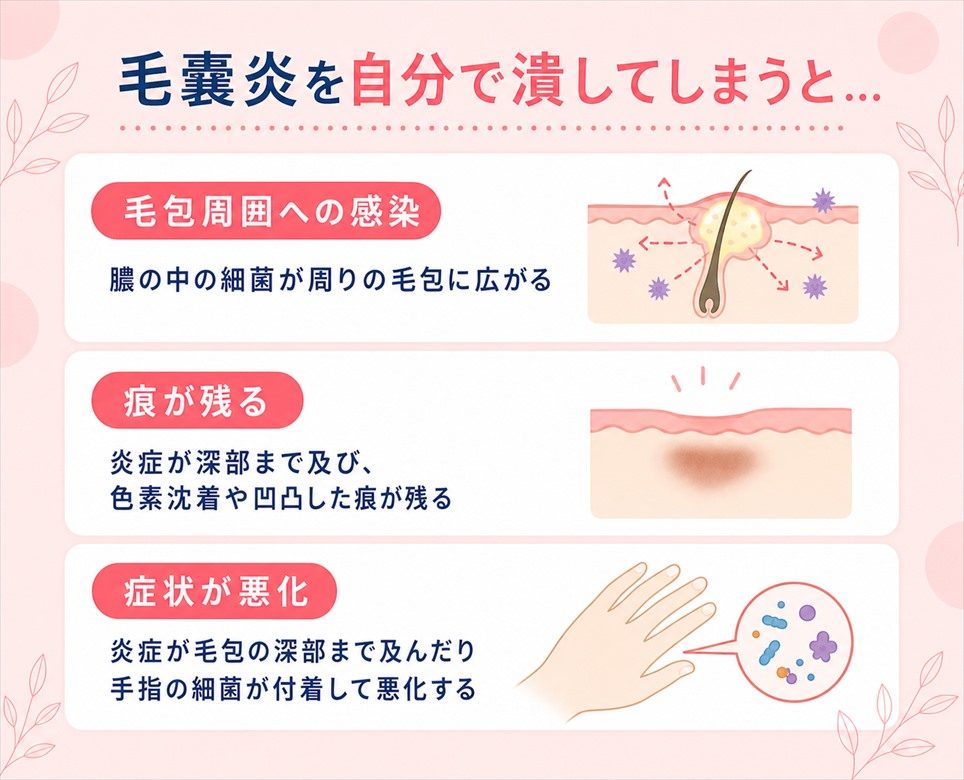 毛嚢炎(毛包炎)を早く治す方法！自分で治せる対処法とは