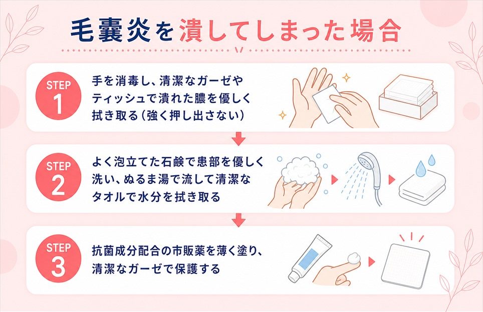 毛嚢炎(毛包炎)を早く治す方法！自分で治せる対処法とは