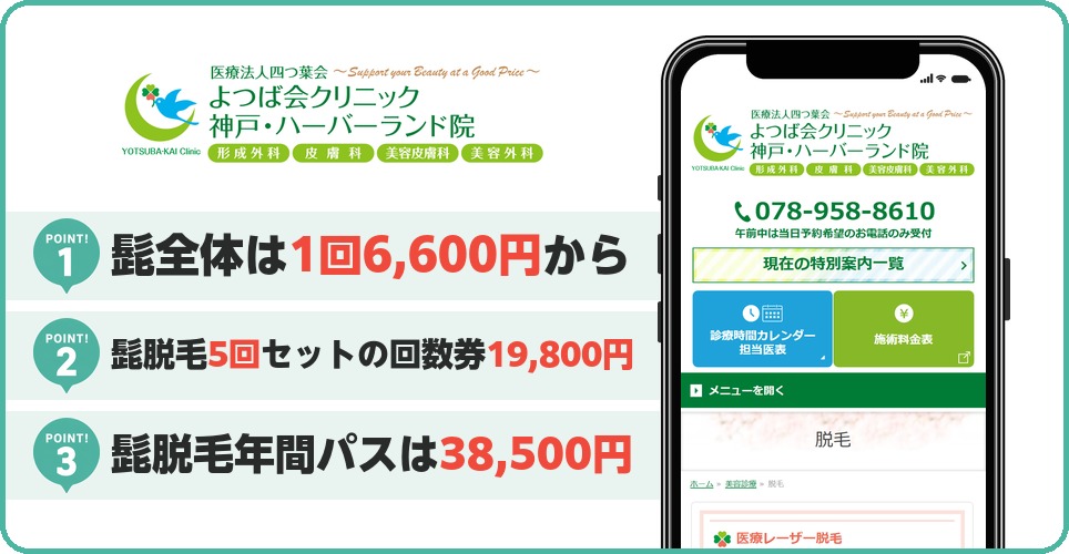 よつば会クリニックの特徴まとめ