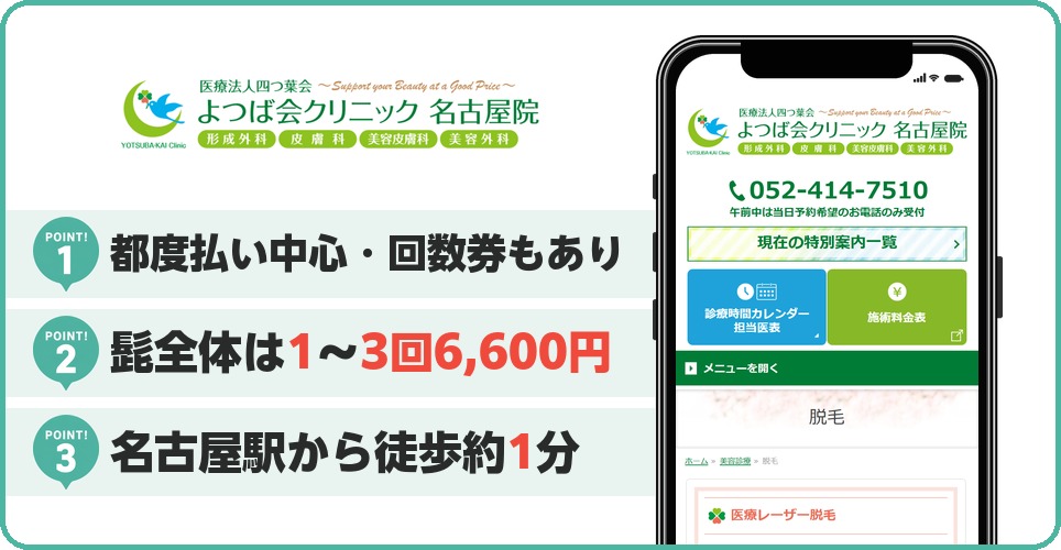 よつば会クリニックの特徴まとめ