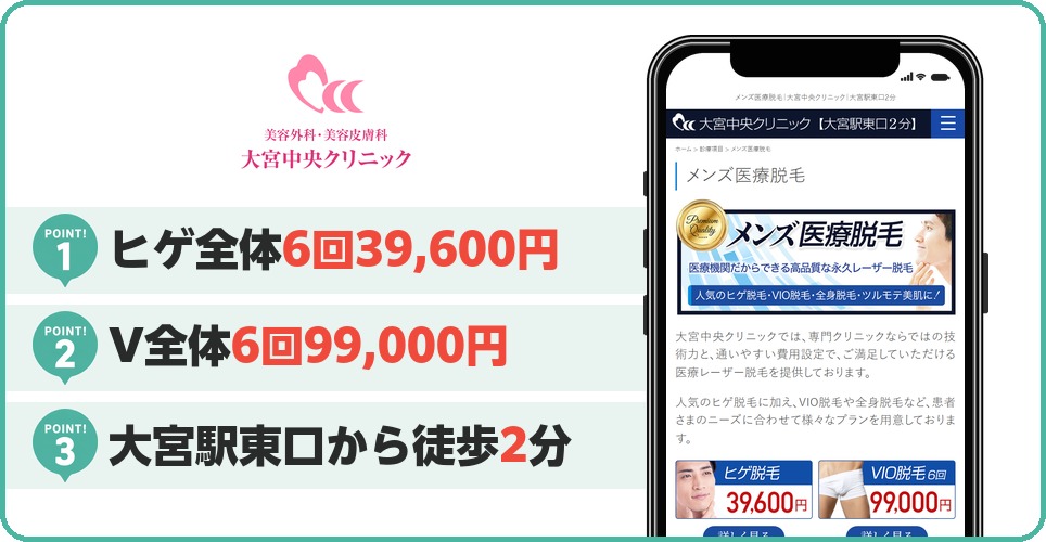 大宮中央クリニックの特徴まとめ