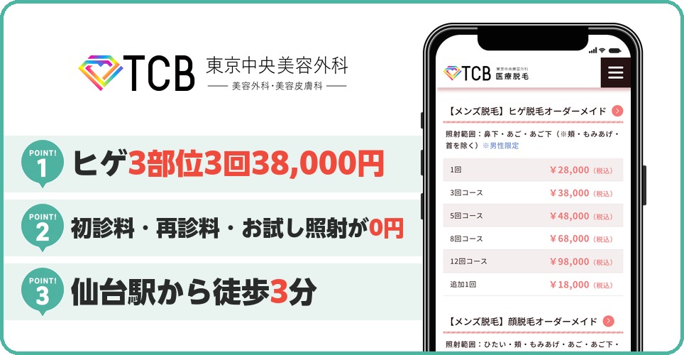 TCB東京中央美容外科の特徴まとめ