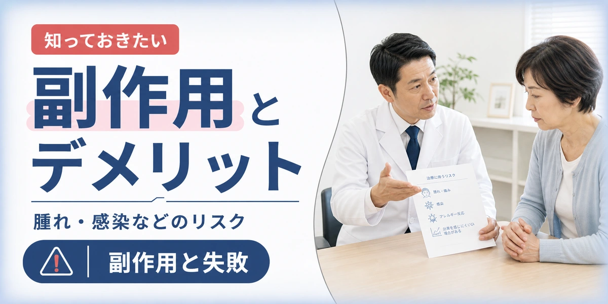 膝のヒアルロン酸注射の副作用やデメリット・失敗例