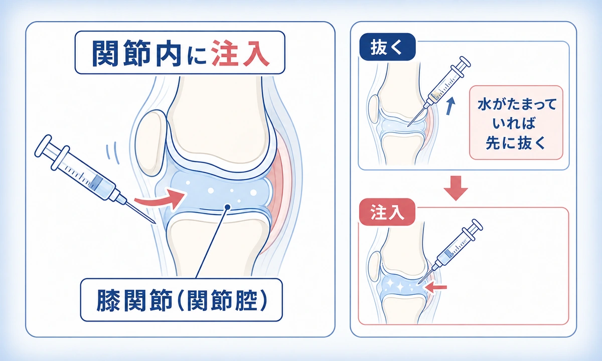 膝のヒアルロン酸注射の回数と頻度の目安