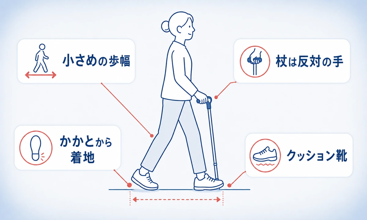 変形性膝関節症は痛くても歩いた方がいい？安静と運動の線引き