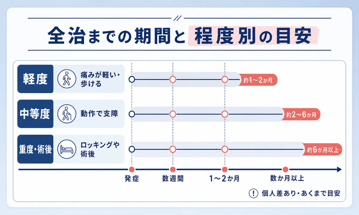 半月板損傷は自然治癒する？回復の見込みと治療期間