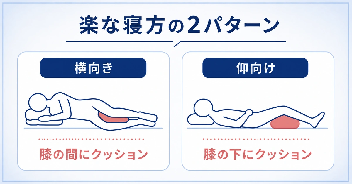 坐骨神経痛でやってはいけない寝方と夜間の過ごし方
