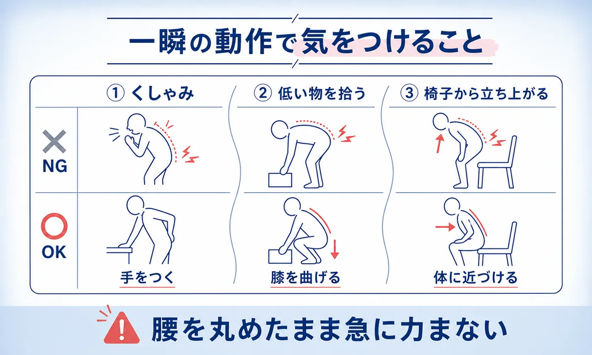圧迫骨折で悪化させる姿勢と日常のNG動作