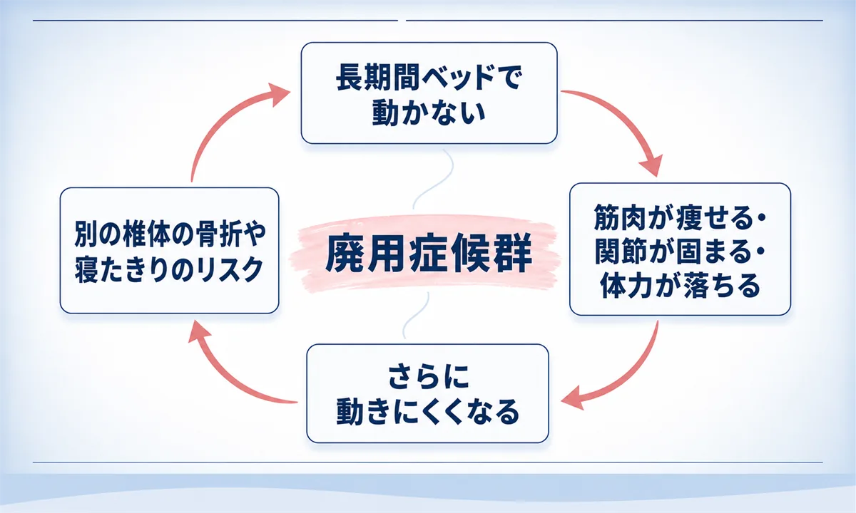 圧迫骨折で安静のしすぎがNGな理由と骨を守る過ごし方