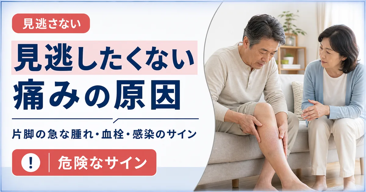 見逃したくない膝の裏の痛みの原因