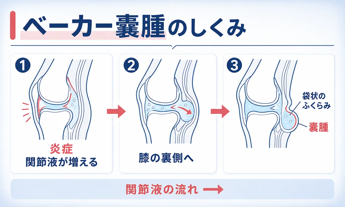 膝の裏が痛いときに考えられる関節や神経の病気
