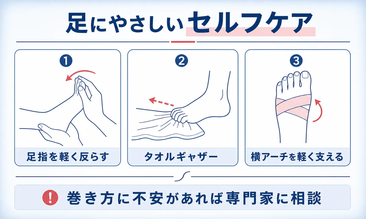 モートン病に自分でできるマッサージやストレッチ