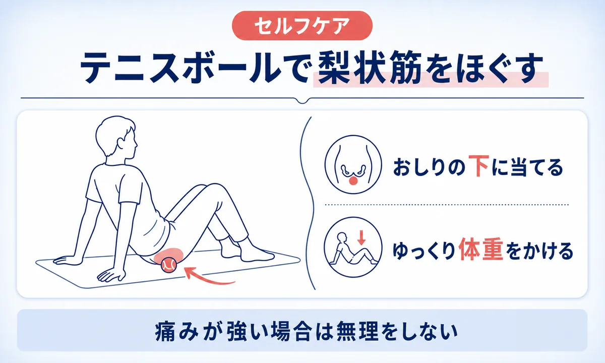 梨状筋症候群のストレッチとほぐし方は？悪化させない正しいやり方