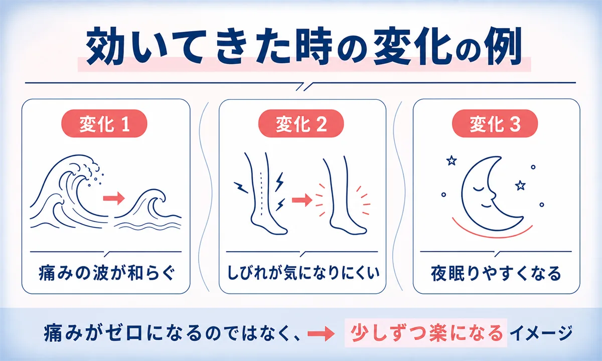 タリージェの効果が出るまでの期間と効き始めの目安