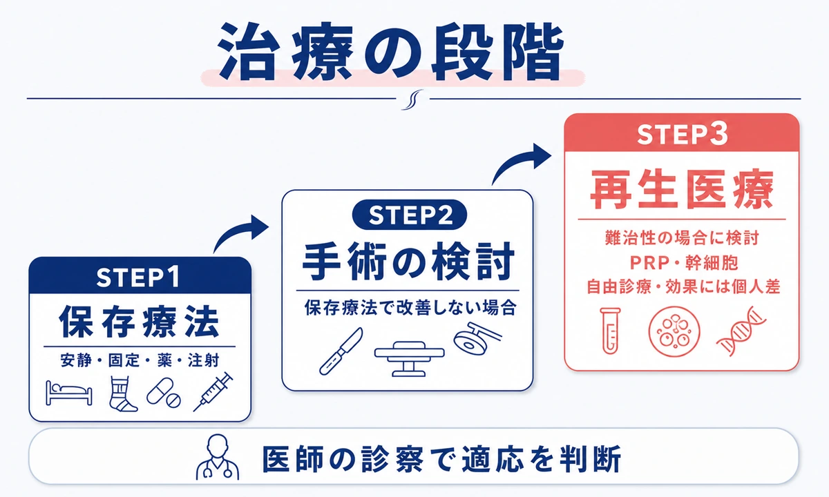 難治性の腱鞘炎に検討する再生医療のPRP療法・幹細胞治療
