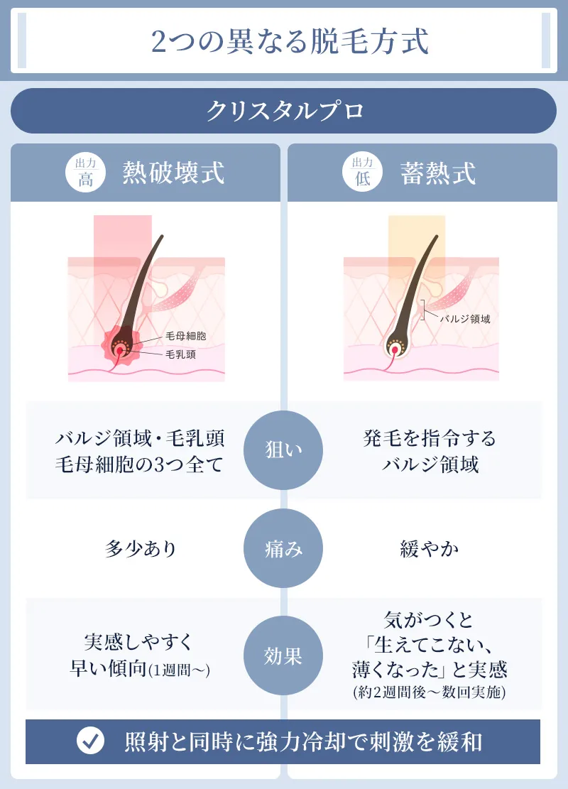 エミナルクリニックの照射方法