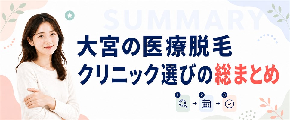 大宮の医療脱毛クリニックは全身プランの総額と都度払いの条件で決める