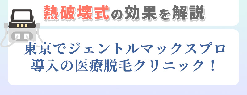 東京でジェントルマックスプロ導入クリニック紹介