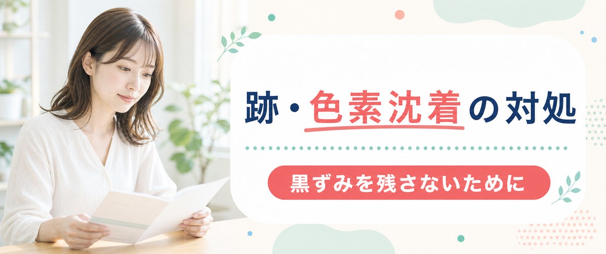 カミソリ負けの跡や色素沈着への対処