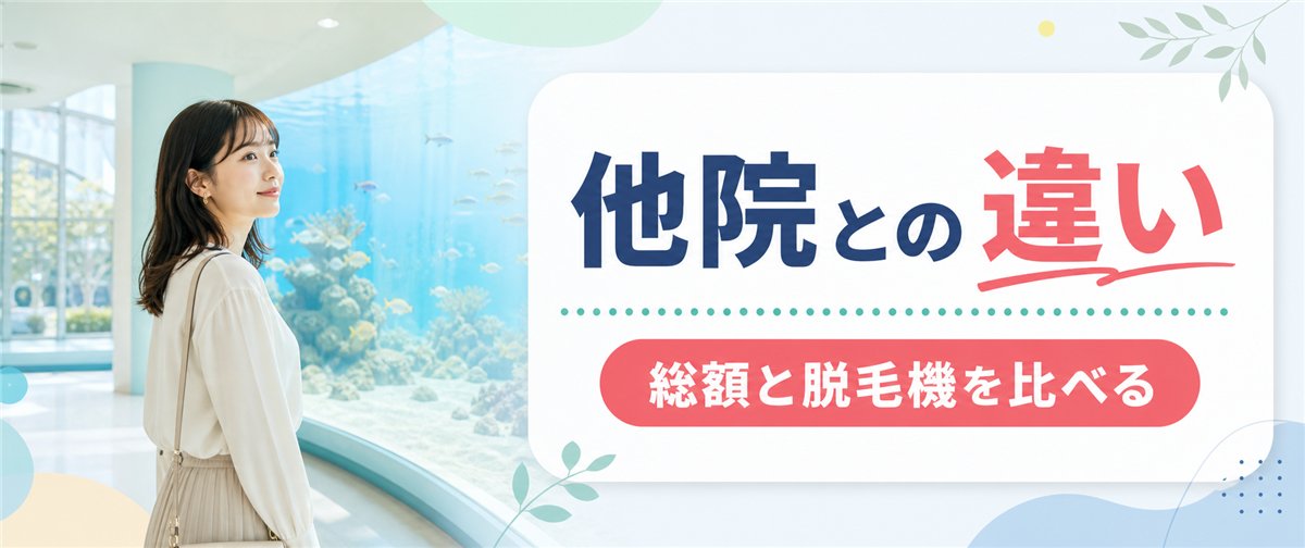 リゼクリニックと他院の違い
