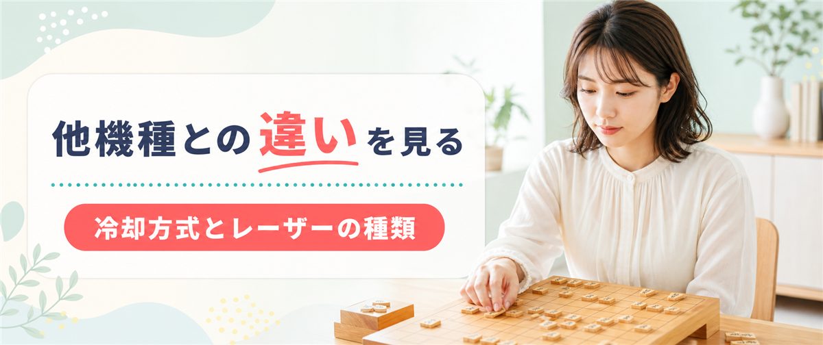 スプレンダーXと他機種で違う冷却方式とレーザーの種類