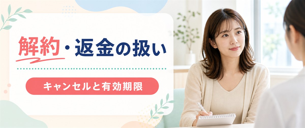 TCB脱毛の途中解約と返金・予約キャンセルの扱い